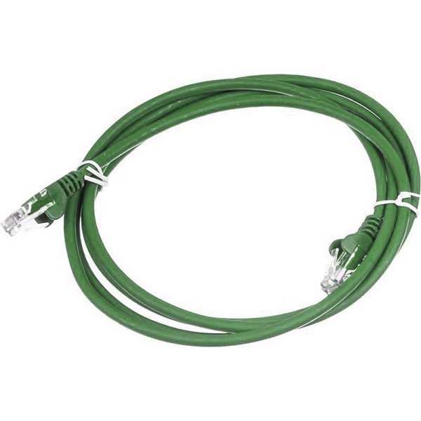 Патч-корд LANMASTER LSZH UTP кат.5e, 0.5 м, зеленый