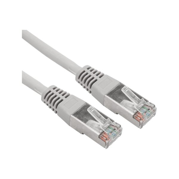Rexant (18-8001-1) Шнур коммутационный, патч-корд F/UTP RJ45-RJ45, CAT 5e, LSZH серый, 0,5м
