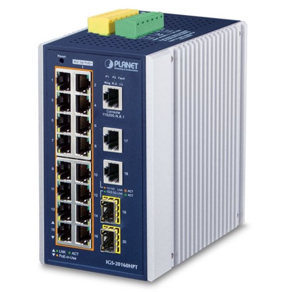Коммутатор PLANET IGS-20160HPT
