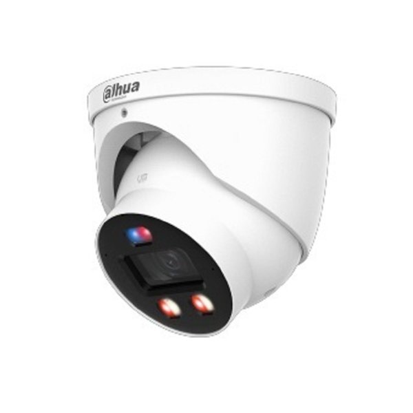 DAHUA DH-IPC-HDW3449HP-AS-PV-0360B-PRO Уличная купольная IP-видеокамера WizColor 1/1.8” 4Мп CMOS; 3.6мм ; ИК 30м, Led 30м ; видеоаналитика IP67