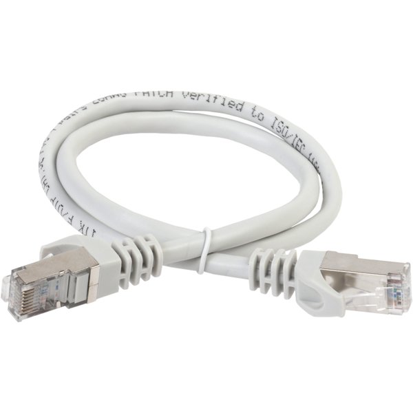 ITK RJ45(m) - RJ45(m) Cat. 5e F/UTP PVC 1.5м серый