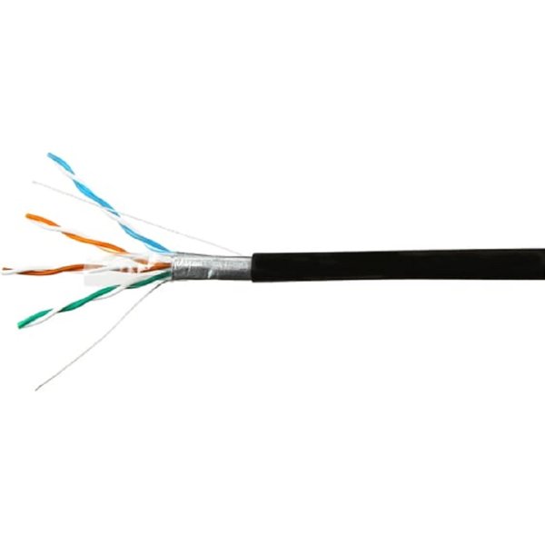 SkyNet Кабель FTP outdoor 4x2x0,51, медный, FLUKE TEST, кат.5e, однож., 305 м, box, черный [CSP-FTP-4-CU-OUT](АК5017986/1693121)