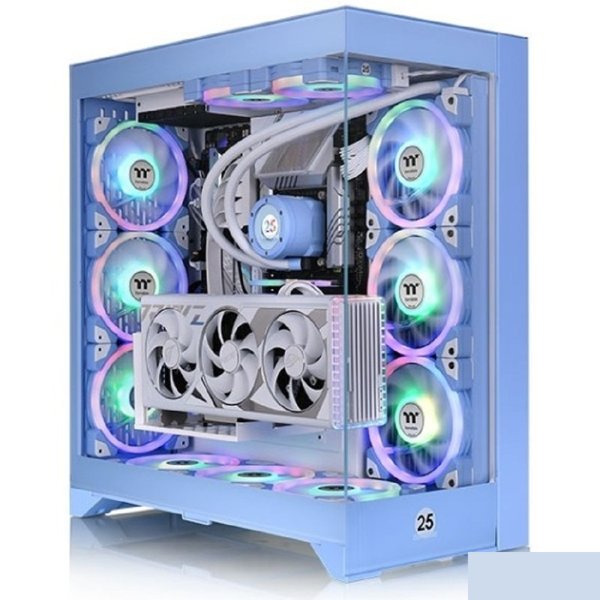 Корпус Thermaltake CTE E660MX голубой без БП E-ATX 13x120mm 11x140mm 2xUSB3.0 audio bott PSU