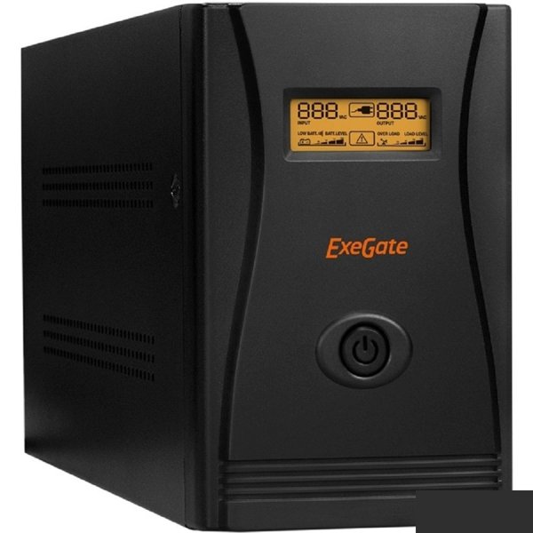 Exegate EP285517RUS ИБП ExeGate SpecialPro Smart LLB-2000.LCD.AVR.C13.RJ.USB <2000VA/1200W, LCD, AVR, 6*IEC-C13, RJ45/11, USB, Black>