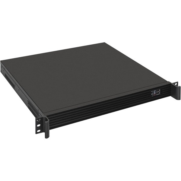 Exegate EX293306RUS Серверный корпус ExeGate Pro 1U390-01 <RM 19", высота 1U, глубина 390, БП 1U-F450AS, USB>