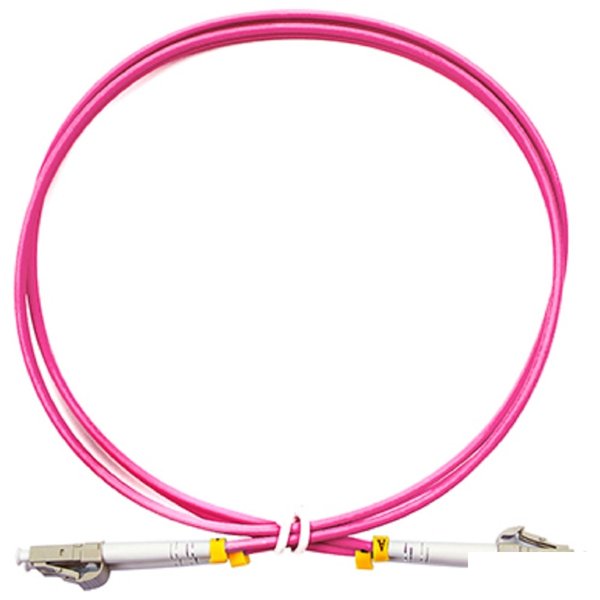 CABEUS FOP-50-OM4-LC-LC-1M ШНУР ОПТИЧЕСКИЙ DUPLEX LC-LC 50/125 MM OM4 1М LSZH