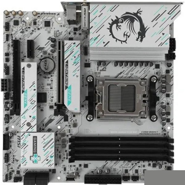 MSI B850M GAMING PLUS WIFI SocketAM5 AMD B850 4xDDR5 mATX AC`97 8ch(7.1) 5Gigabit RAID+HDMI+DP