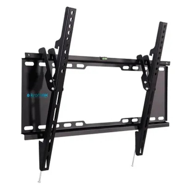 Kromax IDEAL-102 black, наст. для TV 32"-90", max 40 кг, 1 ст св., нак. 0°-12°, от ст. 30 мм, max VESA 600x400 мм.