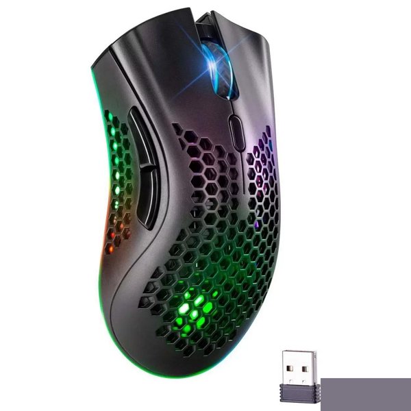Defender Беспроводная игровая мышь Warlock GM-709L RGB,8кнопок,2400dpi