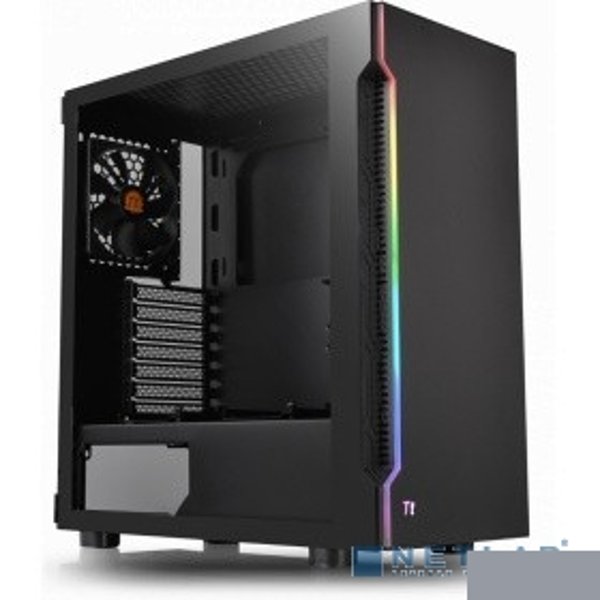 Корпус Thermaltake H200 TG RGB черный без БП ATX 2xUSB3.0 audio bott PSU [CA-1M3-00M1WN-00]