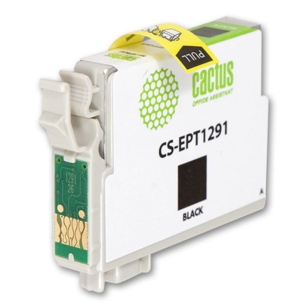 Cactus EPT1291 Картриджи  для  Epson Stylus Office B42/BX305/BX305F/BX320/BX525/BX625/SX420/SX425/SX525/SX620, чёрный