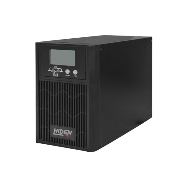 ИБП HIDEN EXPERT HE11001S, встроенные АКБ в корпусе (3х9А/ч), 1 kVA/1 kW (PF=1 {С двойным преобразованием напольного исполнения 1000 ВА / 1000 Вт,SNMP слот, USB, RS232, EPO}