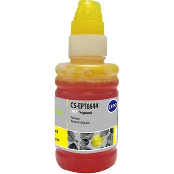 CACTUS CS-EPT6644 Чернила для Epson L100, желтые, 100ml