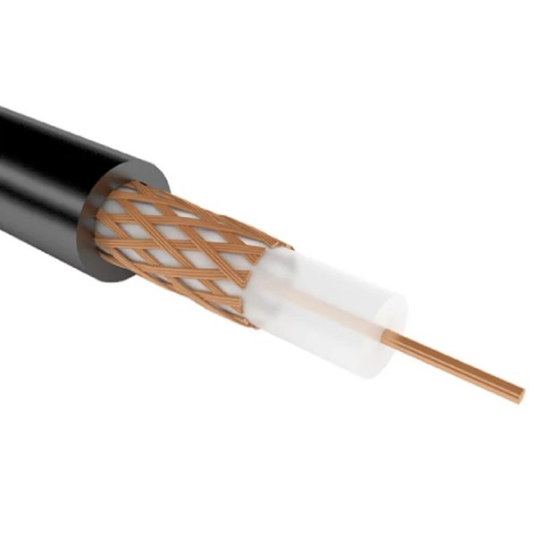 Rexant (01-2693) Кабель коаксиальный РК 75-4-11А, 200м, черный