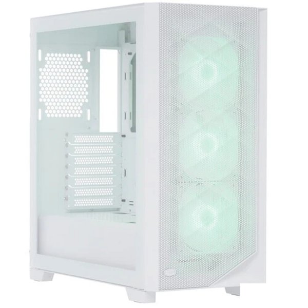 Корпус PcCooler C3D510 WH ARGB белый без БП ATX 5x120mm 5x140mm 2xUSB3.0 audio bott PSU