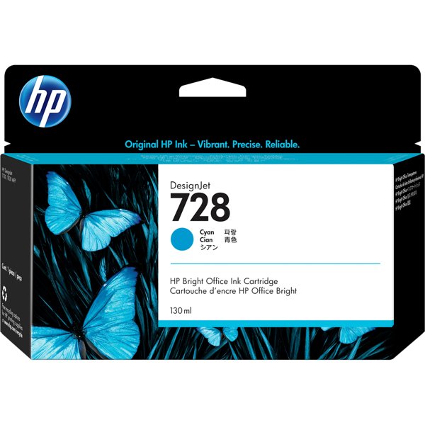 HP F9J67A Картридж, Cyan {DJ T730/830 }