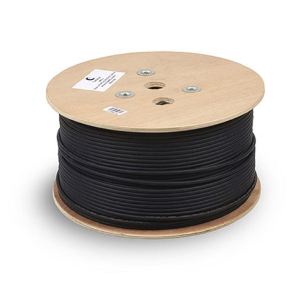 Cabeus UTP-4P-Cat.5e-SOLID-OUT-PE-UV Кабель витая пара U/UTP 5e кат. 4 пары (24 AWG), одножильный, для внешней прокладки, PE-UV (305 м)
