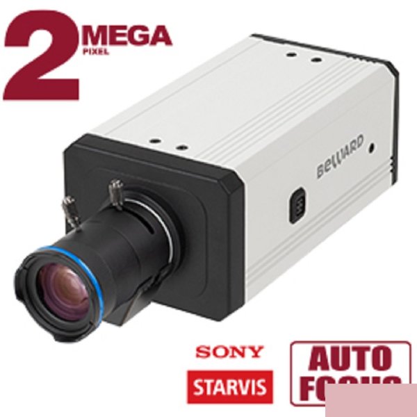 BEWARD SV2016M Корпусная IP-камера 2 Мп, 1/2.8'' КМОП Sony Starvis, microSDXC (до 256 ГБ), встроенная видеоаналитика, SIP