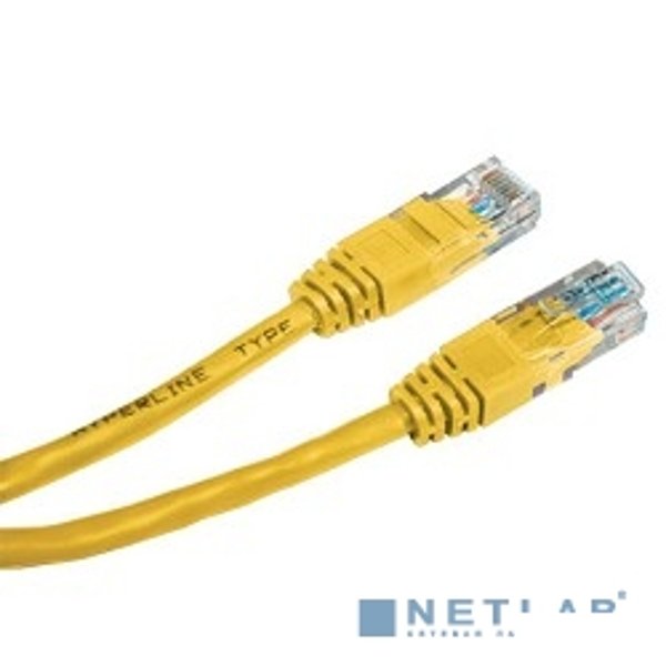 Cablexpert Патч-корд UTP PP12-2M/Y кат.5, 2м, литой, многожильный (желтый)