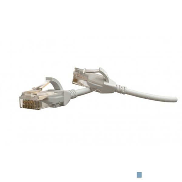 Hyperline PC-LPT-UTP-RJ45-RJ45-C6-1M-LSZH-WH Патч-корд U/UTP, категория 6 (100% Fluke Component Tested), 28AWG, LSZH, 1 м, белый
