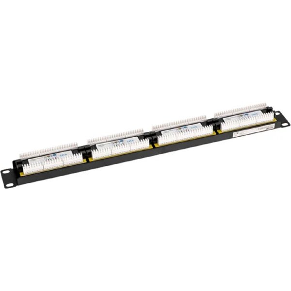 Rexant (02-0234) Панель коммутационная 19" PRO, 1U, 24 порта, UTP, RJ-45, CAT 6