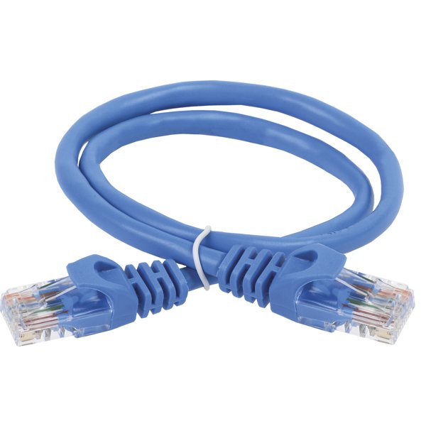 ITK RJ45(m) - RJ45(m) Cat. 5e U/UTP PVC 0.5м синий