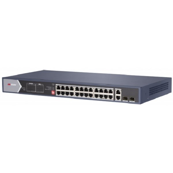 HIKVISION DS-3E0528HP-E 20 RJ45 1000M PoE с грозозащитой 6кВ