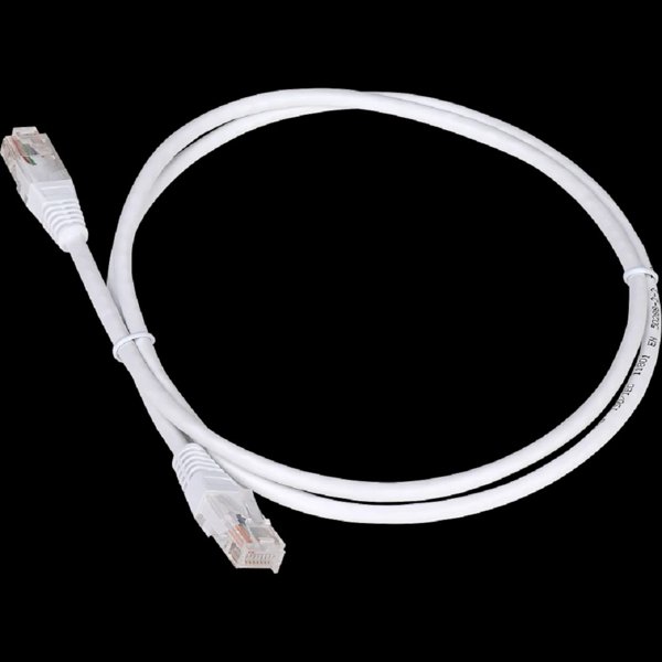 Патч-корд TWT UTP Cat.5e, залив колп, 15.0 м, белый (TWT-45-45-15-WH)