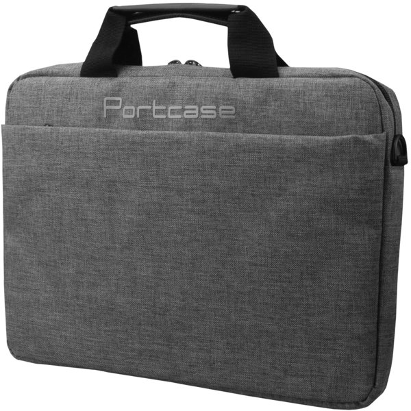 Сумка PORTCASE KCB-164 Grey(нейлон, серая до 14")