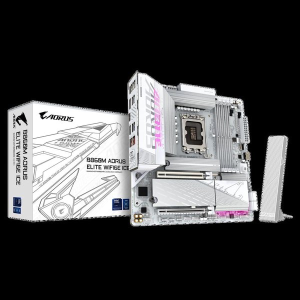 Gigabyte B860M AORUS ELITE WIFI6E ICE