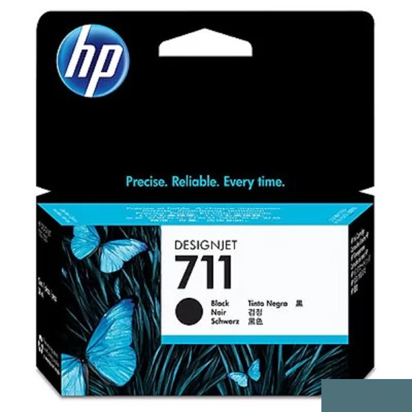 HP CZ129A Картридж №711, Black  {Designjet T120/T520, Black (38ml)}