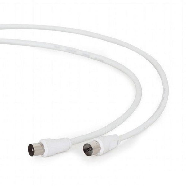 Кабель Кабель телевизионный, Coaxial M/F, белый, 5м (CCV-515-W-5M)