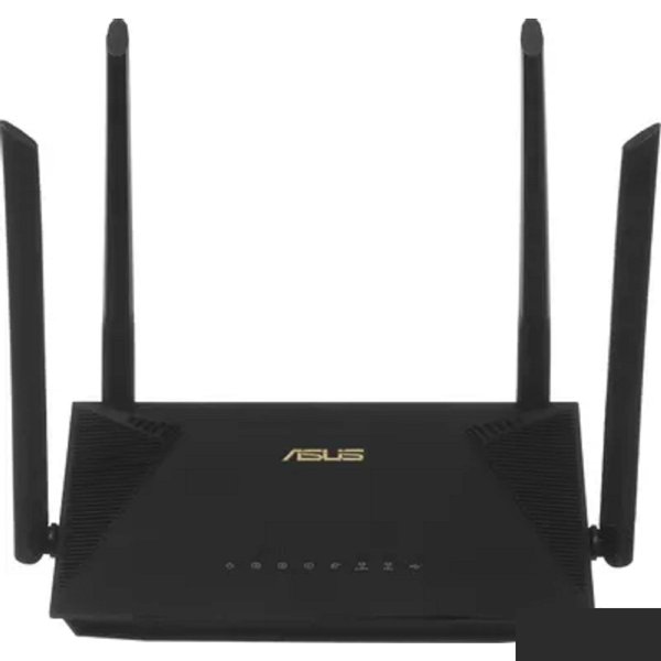 Роутер беспроводной Asus RT-AX1800U AX1800 10/100/1000BASE-TX/4G ready черный