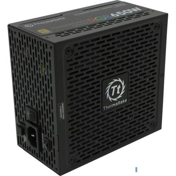 Блок питания Thermaltake ATX 650W Toughpower Grand RGB Sync 80+ gold (24+4+4pin) APFC 140mm fan color LED 9xSATA Cab Manag RTL [PS-TPG-0650FPCGEU-S]