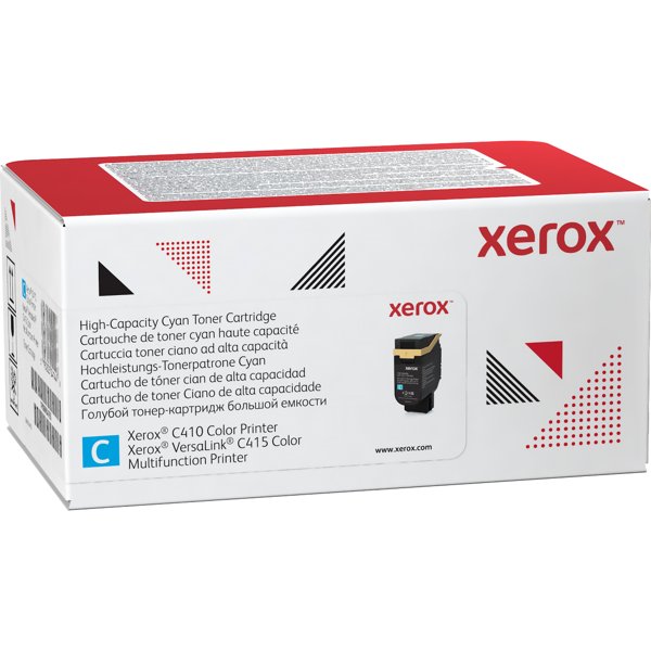 Голубой тонер картридж повышенной емкости (7K), для Xerox VersaLink C410/C415 (Original)