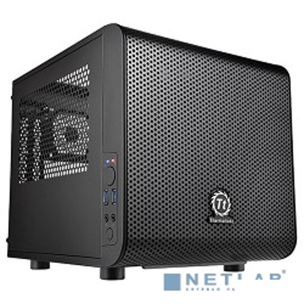 Case Tt Core V1  [CA-1B8-00S1WN-00]  mATX/ win/ black/ USB3.0/ no PSU