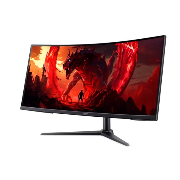 LCD Acer 34" XZ340CURJ0bmiiphx {VA Curved 1500R 21:9 3440x1440 120Hz 1/5ms 250cd 2xHDMI2.1 DisplayPort1.4 2x2W FreeSync(Premium) HDR10}