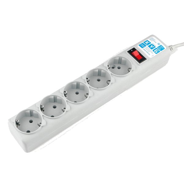 Power Cube B (3 м, 5 розеток)