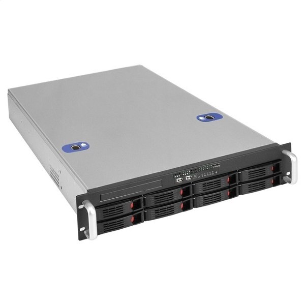 Exegate EX294564RUS Серверная платформа ExeGate Pro 2U660-HS08 <RM 19", высота 2U, глубина 660, Redundant БП 2x1200W, 8xHotSwap, USB>