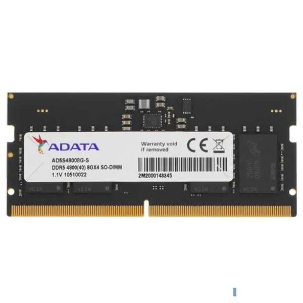 A-data DDR5 SODIMM 8GB DDR5-4800 AD5S48008G-S, CL40, 1.1V