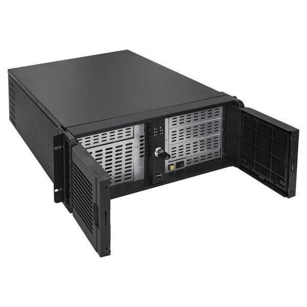 Exegate EX293246RUS Серверный корпус ExeGate Pro 4U480-15/4U4132 <RM 19", высота 4U, глубина 480, БП 1100RADS, USB>