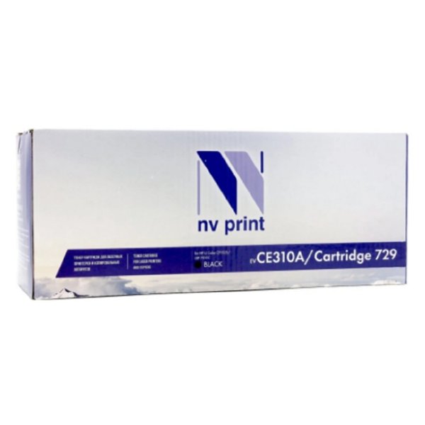 NVPrint CE310A/CRG729 Картридж для HP Color LaserJet CP1025/Canon i-SENSYS LBP7010C, Black  (1200K)