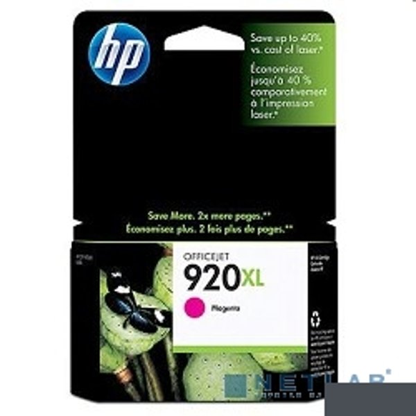 HP CD973AE Картридж №920XL, Magenta {Officejet 6000/6500, Magenta}