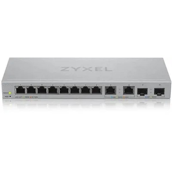 Zyxel XGS1210-12-ZZ0102F Multi-Gigabit Smart L2 Switch, 8xGE, 2x1/2.5GE, 2xSFP+, Desktop, Silent