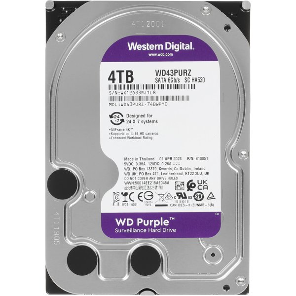 WD Purple 4Tb (WD43PURZ)
