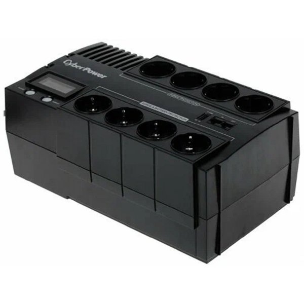 ИБП CyberPower BR1000ELCD {Line-Interactive, 1000VA/600W USB/RJ11/45/USB charger A/С (4+4 EURO), 12В/9 Ач х 1}