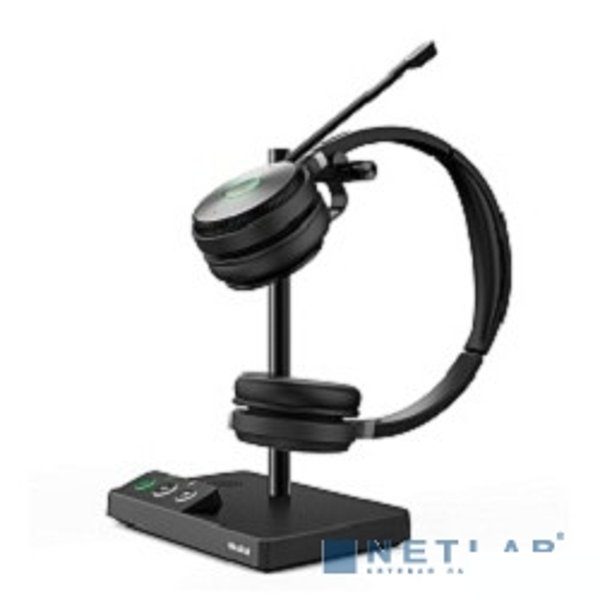 YEALINK WH62 Dual UC Дуо, Гарнитура Беспроводная, HD звук, 160м DECT, Шумоподав, USB-хаб, шт