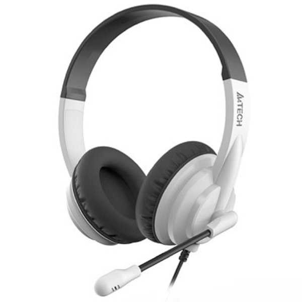 A4Tech HU-10 черный/белый 2м накладные USB(HU-10/USB/BLACK+WHITE)