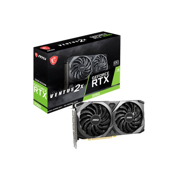 MSI NVIDIA GeForce RTX 3060 VENTUS 2X (GeForce RTX 3060 VENTUS 2X 12G)