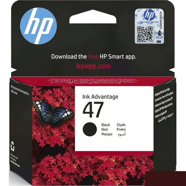 Картридж струйный HP 47 6ZD21AE черный (1300стр.) (26мл) для HP DJ IA Ultra 4828